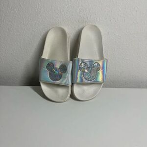Disney Holographic Kids Sliders Size 5
